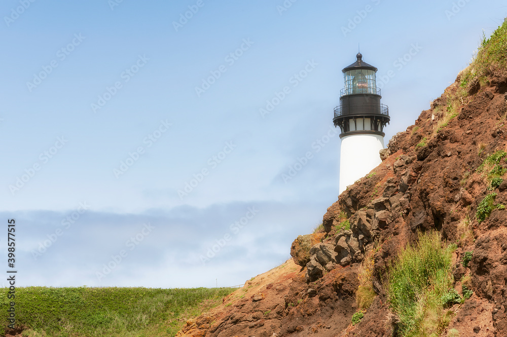 Yaquina Head Lighthouse view from Cobble Beach Yaquina Head Lighthouse view from Cobble Beach