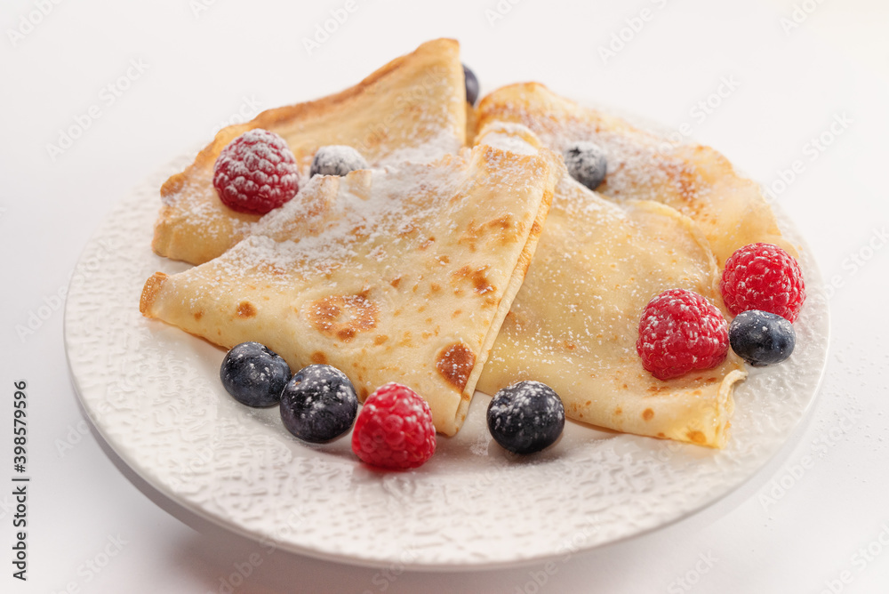 crepes gold for the breakfast