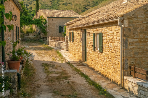 A quiet village street in Corfu © Frank