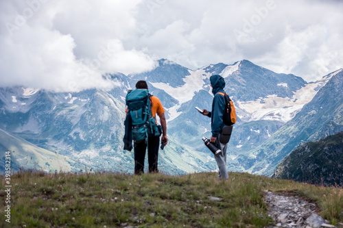 Photos of people. Mountains of the Caucasus. Travel to Arkhyz. Fascinating views