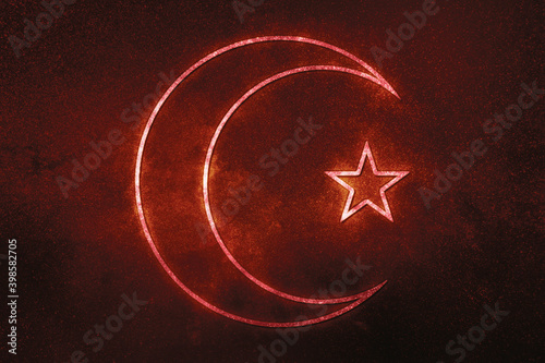 Photography Moon and star Islam Symbol, Islamic symbol