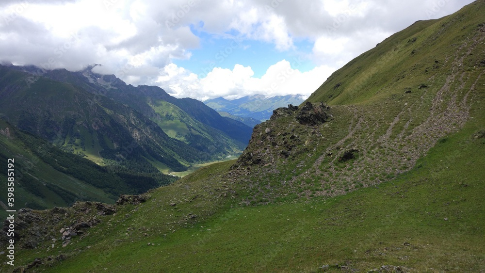 Mountains of the Caucasus. Travel to Arkhyz. Fascinating views Mountains of the Caucasus. Travel to Arkhyz. Fascinating views