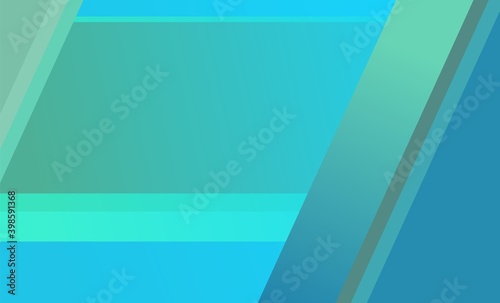 Complex abstract geometric blue-gree background. Modern futuristic laconic design. Minimalistic style. Vector