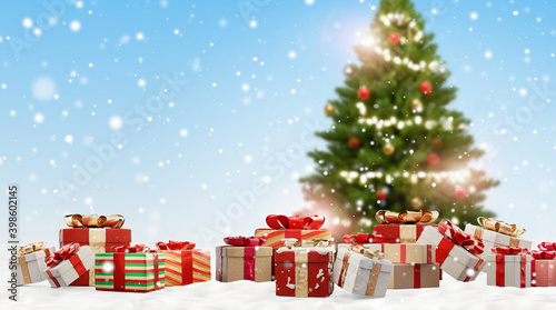 festive Christmas presents ...
