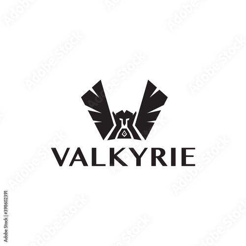 logo Valkyrie Design Vector Interiors War