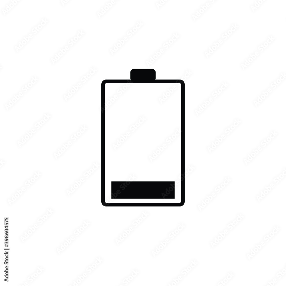Battery Simple Icon Vector Illustration Battery Simple Icon Vector Illustration
