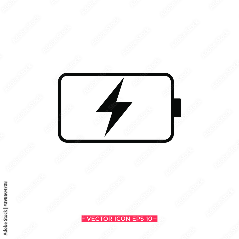 Battery Simple Icon Vector Illustration Battery Simple Icon Vector Illustration