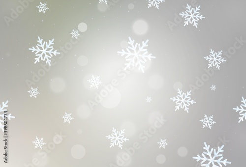 Light Gray vector backdrop in holiday style.