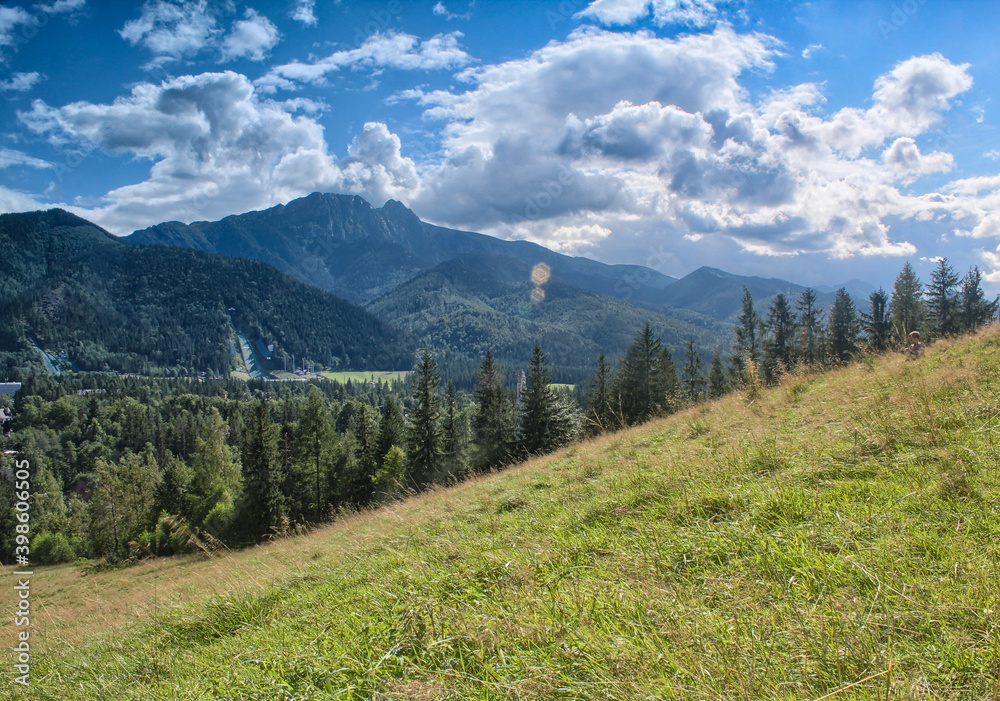 Fototapeta premium View at Tatras and Giewont