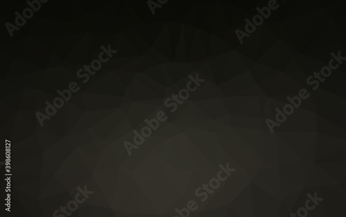 Dark Black vector blurry triangle pattern. A completely new color illustration in a vague style. Completely new design for your business.