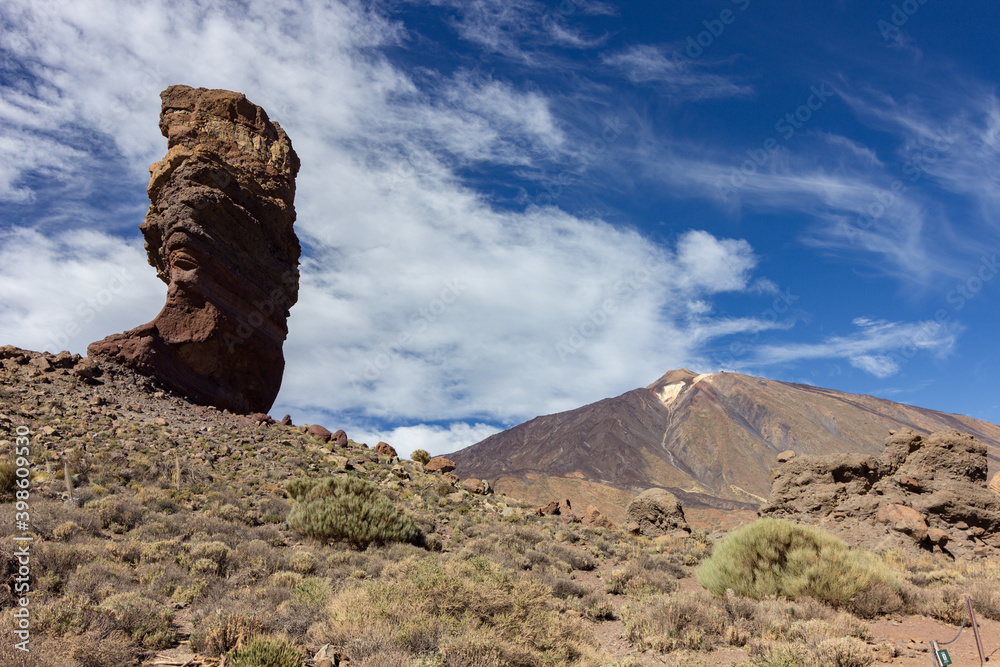 Views of Roques de Garcia near Teide in Tenerife (Spain)