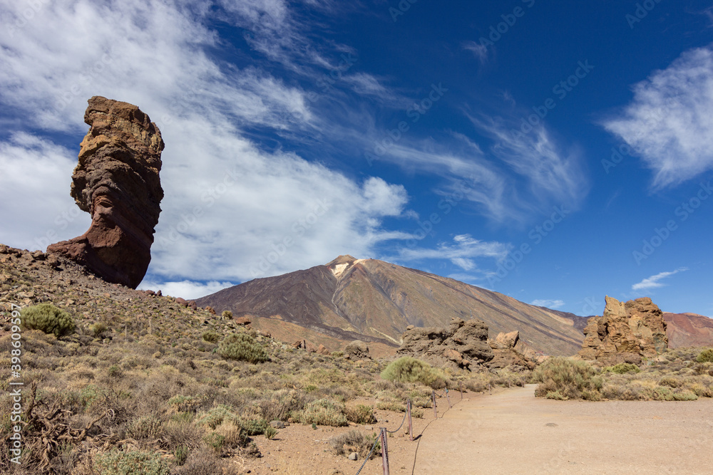 Views of Roques de Garcia near Teide in Tenerife (Spain)