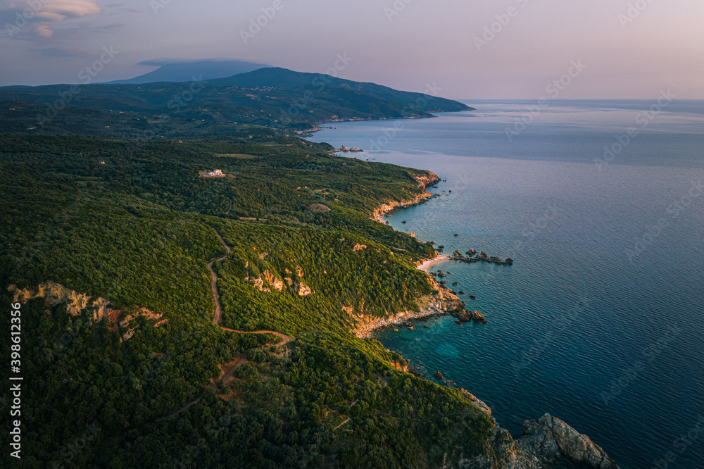 Paralia Paltsi, Magnisia, Greece aerial view