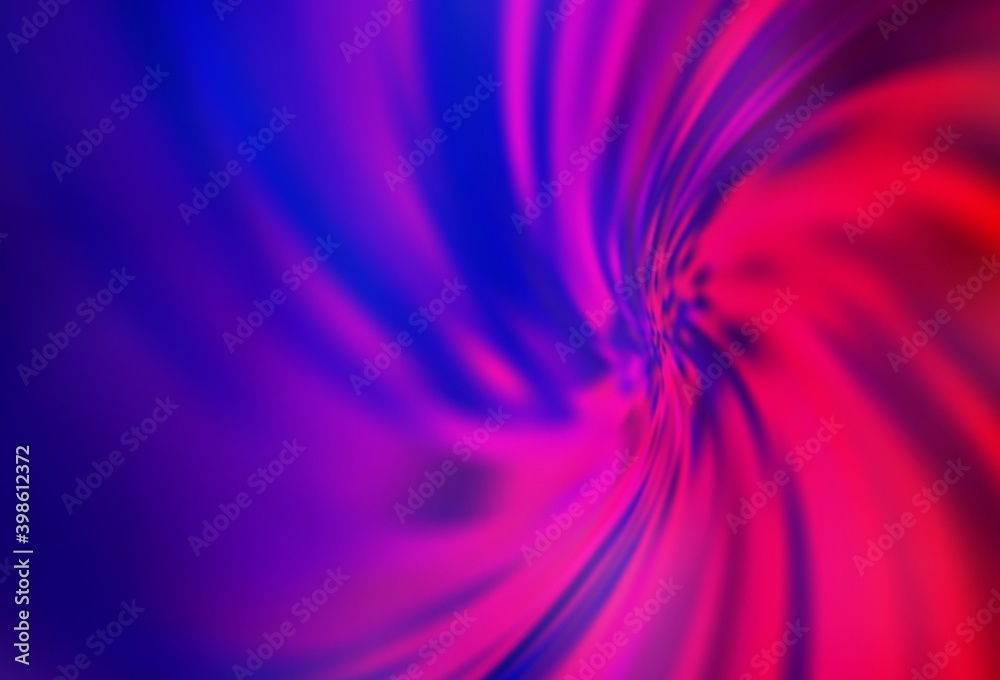 Obraz premium Dark Purple, Pink vector abstract blurred background.