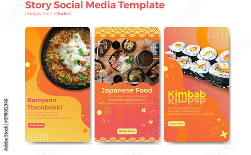 Social Media Template Story for Foodies and Restaurant