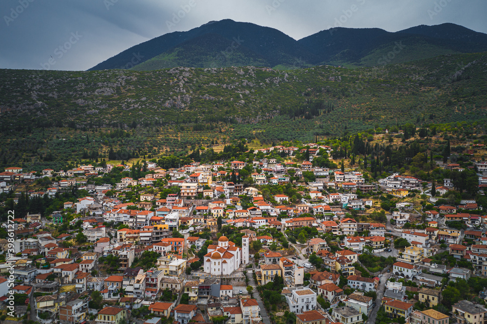 Amfissa city on Central  Greece