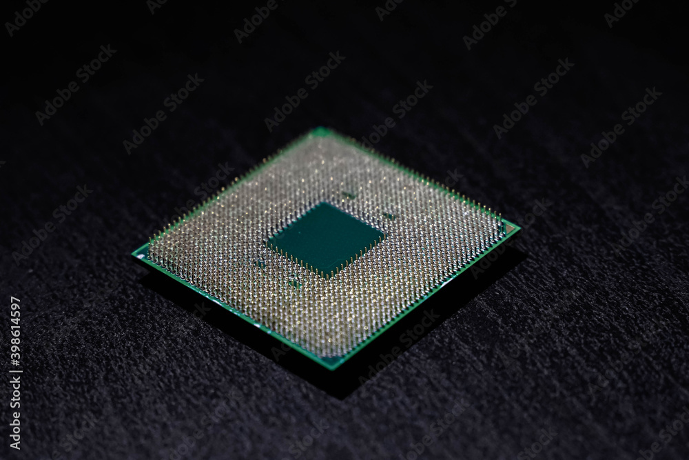 cpu computer processor chip close up cpu computer processor chip close up