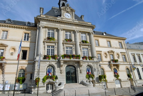 Ville de Meaux, l'Hôtel de Ville, département de Seine-et-Marne, France photo