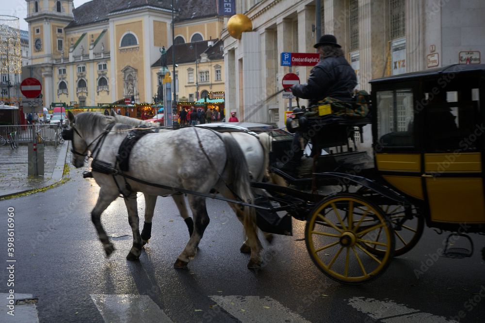 The Vienna Christmas Fair, in Vienna, Austria The Vienna Christmas Fair, in Vienna, Austria