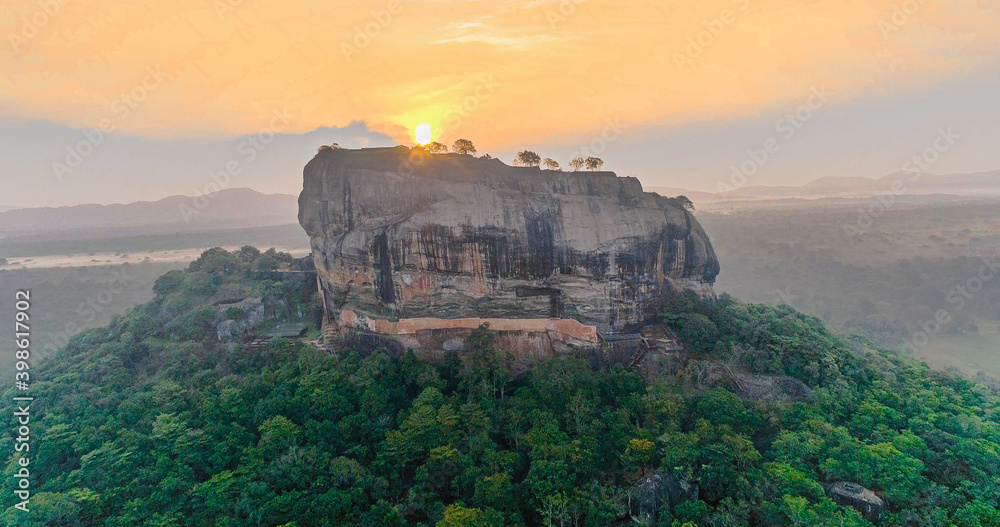 Sigiriya or Sinhagiri Rock
 is an ancient rock fortress located in the northern Matale District near the town of Dambulla in the Central Province, Sri Lanka. The name refers to a site of historical an