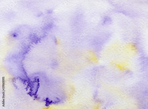 Abstract watercolor background hand painting