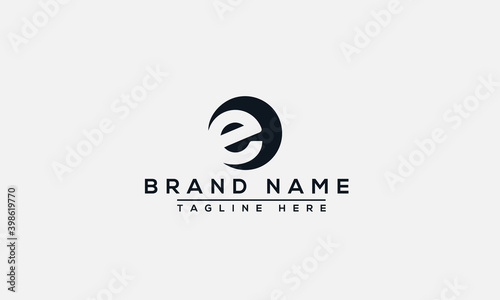 E Logo Design Template Vector Graphic Branding Element.