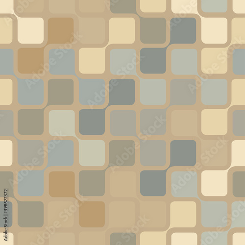 The Seamless Stained Glass Style Geometric Patterns