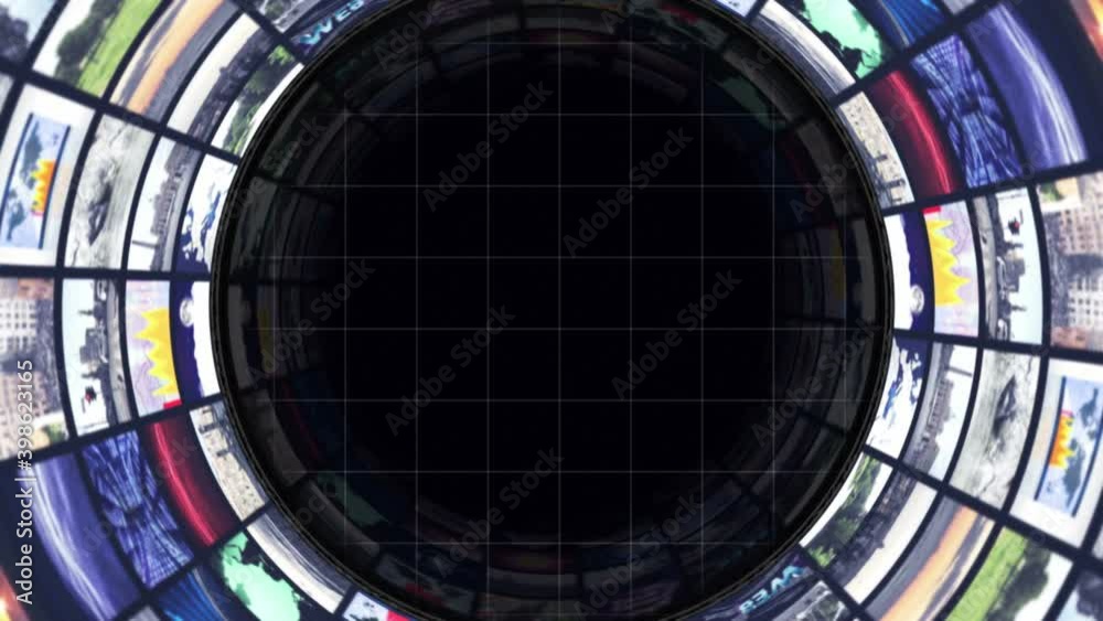 Monitors Tunnel, Technology Abstract Animation Background, Loop, 4k
Monitors Tunnel, Technology Abstract Animation Background, Loop, 4k