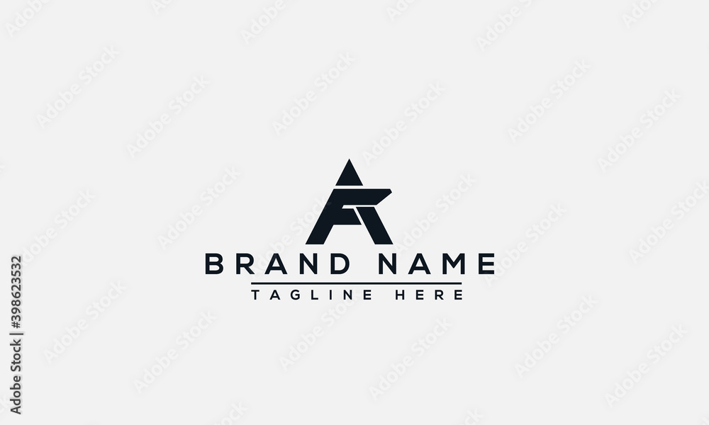 AF Logo Design Template Vector Graphic Branding Element. AF Logo Design Template Vector Graphic Branding Element.