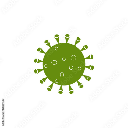 corona Virus vector illustration icon template design