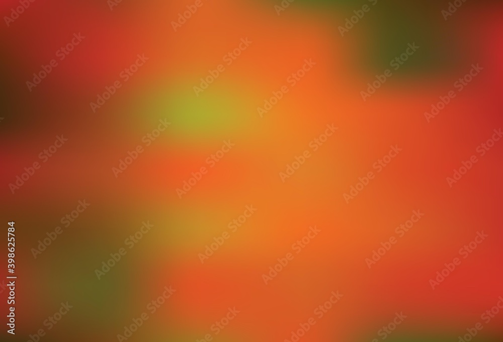 Light Orange vector glossy abstract backdrop.
