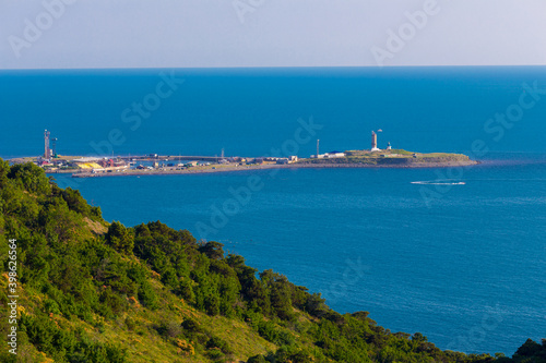 Beautiful seascape at summer day, Black Sea.