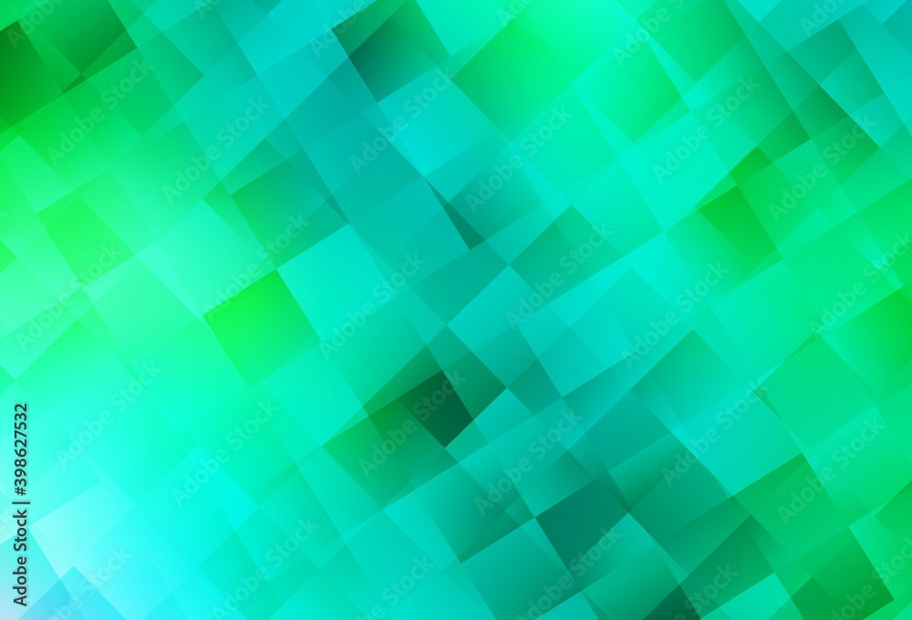 Light Green vector texture in rectangular style. Light Green vector texture in rectangular style.