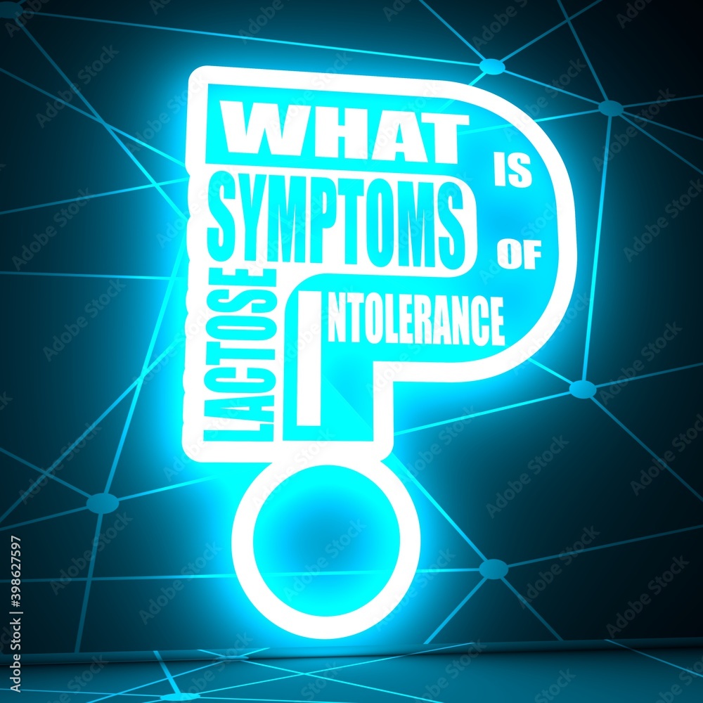 What is symptoms of lactose intolerance question. Medical education