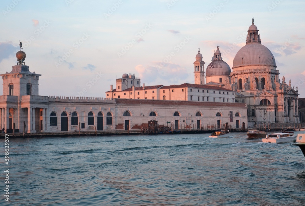 church on the Grand Canal Venice 