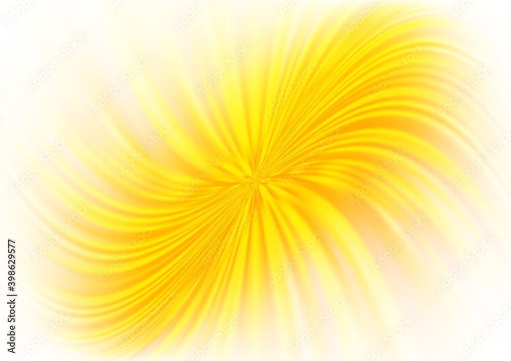 Light Yellow, Orange vector blurred bright pattern. Creative illustration in halftone style with gradient. Brand new design for your business.