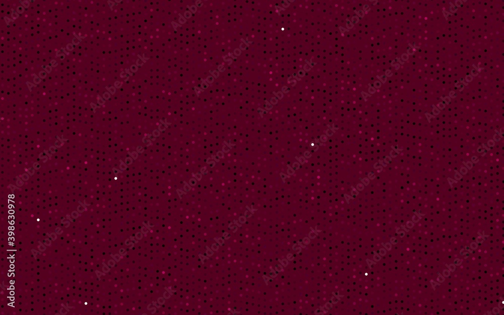 Dark Purple vector template with circles.