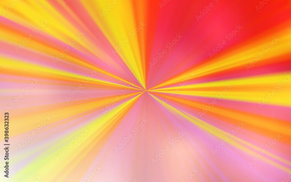 Obraz premium Light Orange vector glossy abstract backdrop.