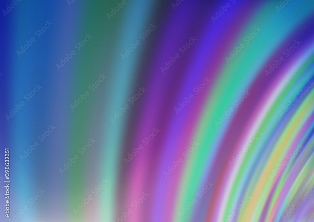 Light BLUE vector background with bent lines. Light BLUE vector background with bent lines.