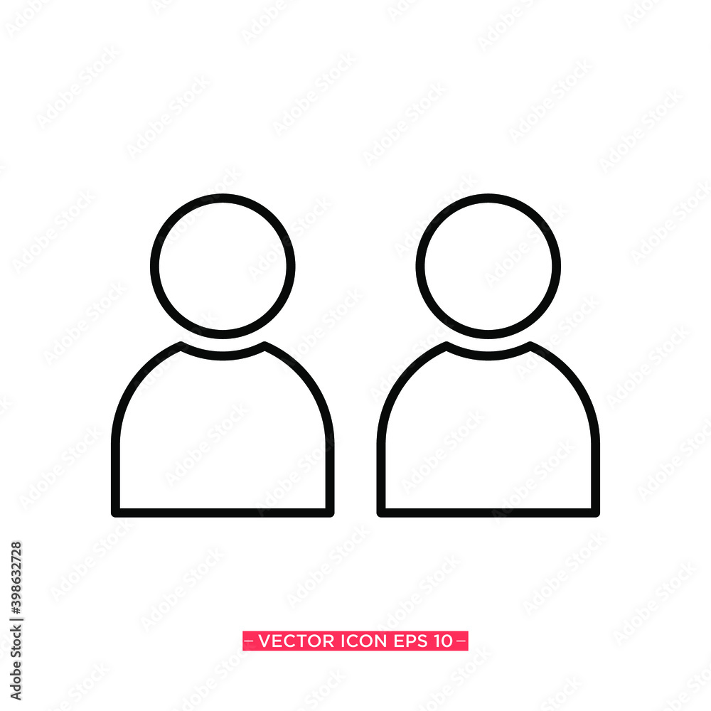People Simple Icon Vector Illustration People Simple Icon Vector Illustration