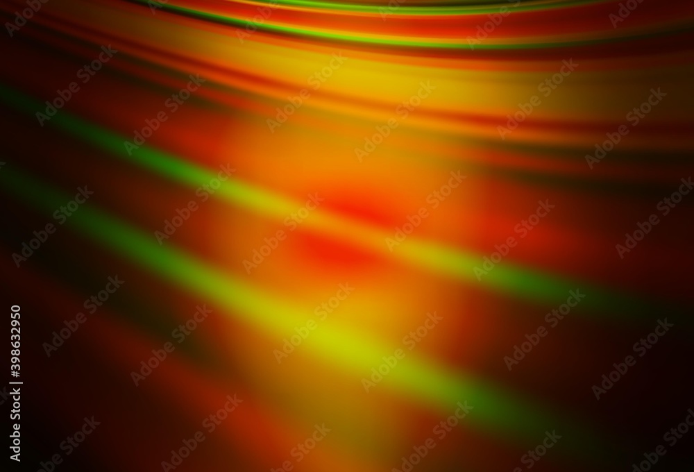 Dark Red, Yellow vector glossy abstract layout. Dark Red, Yellow vector glossy abstract layout.