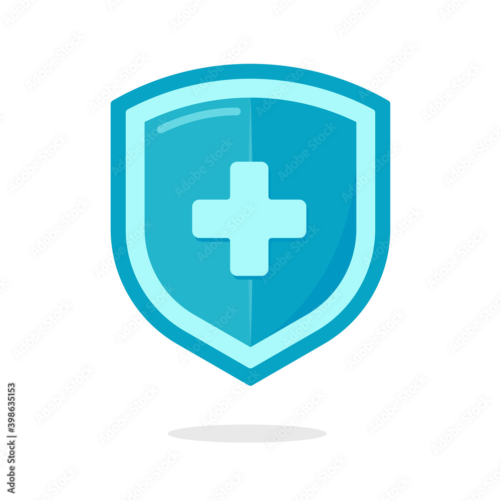 Shield icon. Shield with a checkmark in the middle Protection icon concept Shield icon. Shield with a checkmark in the middle Protection icon concept