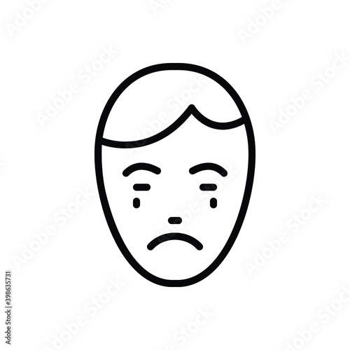 Black line icon for express