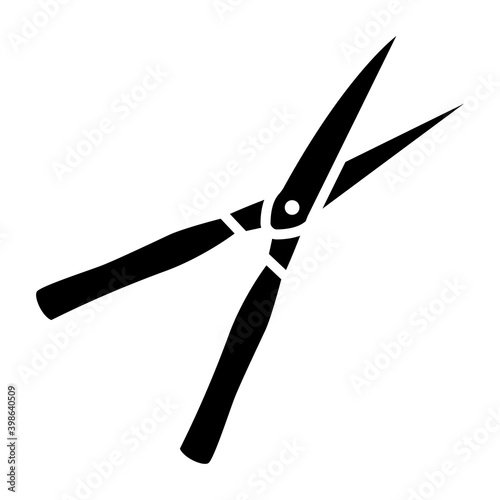 garden scissors icon vector illustration design