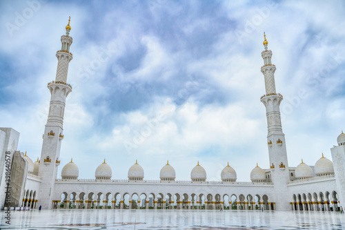 Grand mosque in Abu Dhabi. UAE