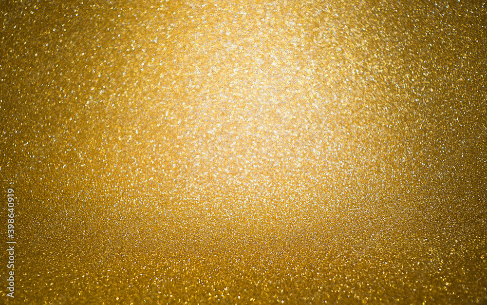 Abstract gold glitter texture background Defocused. Concept for decoration, holiday, Wallpaper,Christmas.