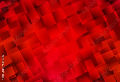 Light Red vector layout with lines  rectangles.