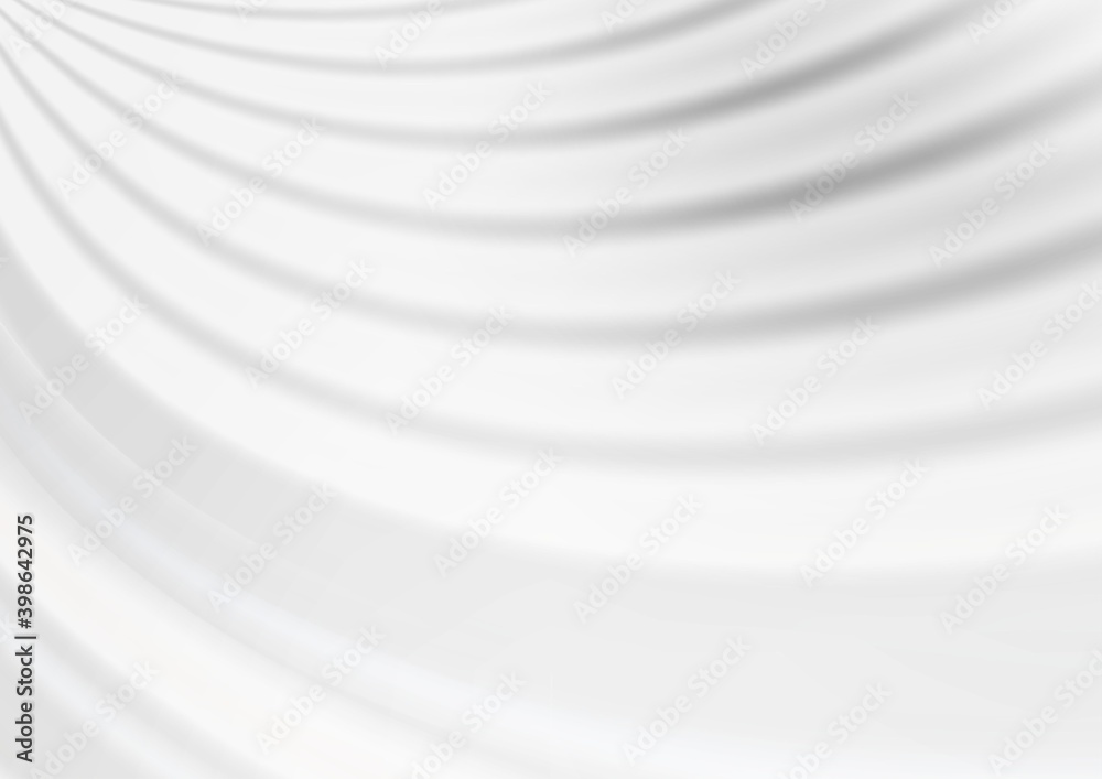 Obraz premium Light Silver, Gray vector glossy abstract template.