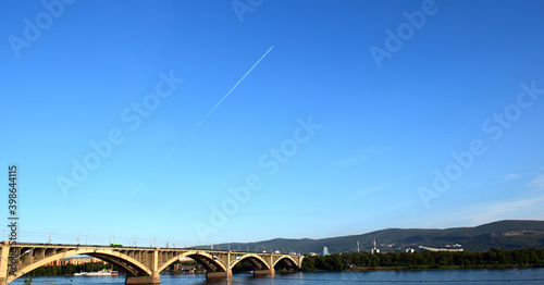 old bridge over the river