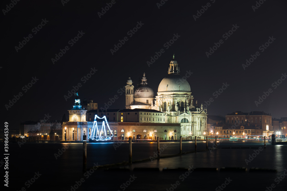Santa Maria della Salute cathedral in Venice, Italy
